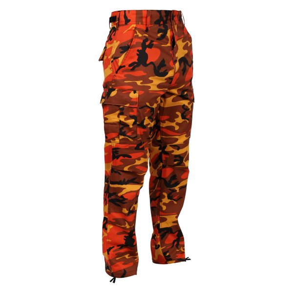 Rothco® - BDU Tactical Men's 39" Savage Orange Camo Pants