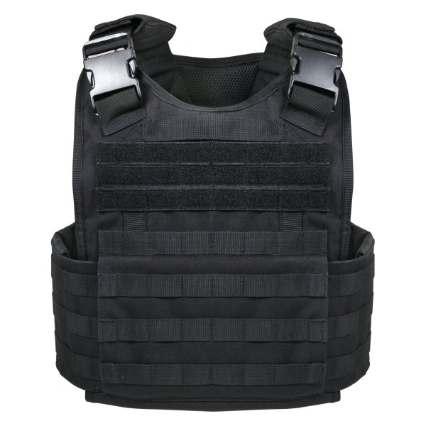 Rothco® - Regular Black MOLLE Plate Carrier Tactical Vest