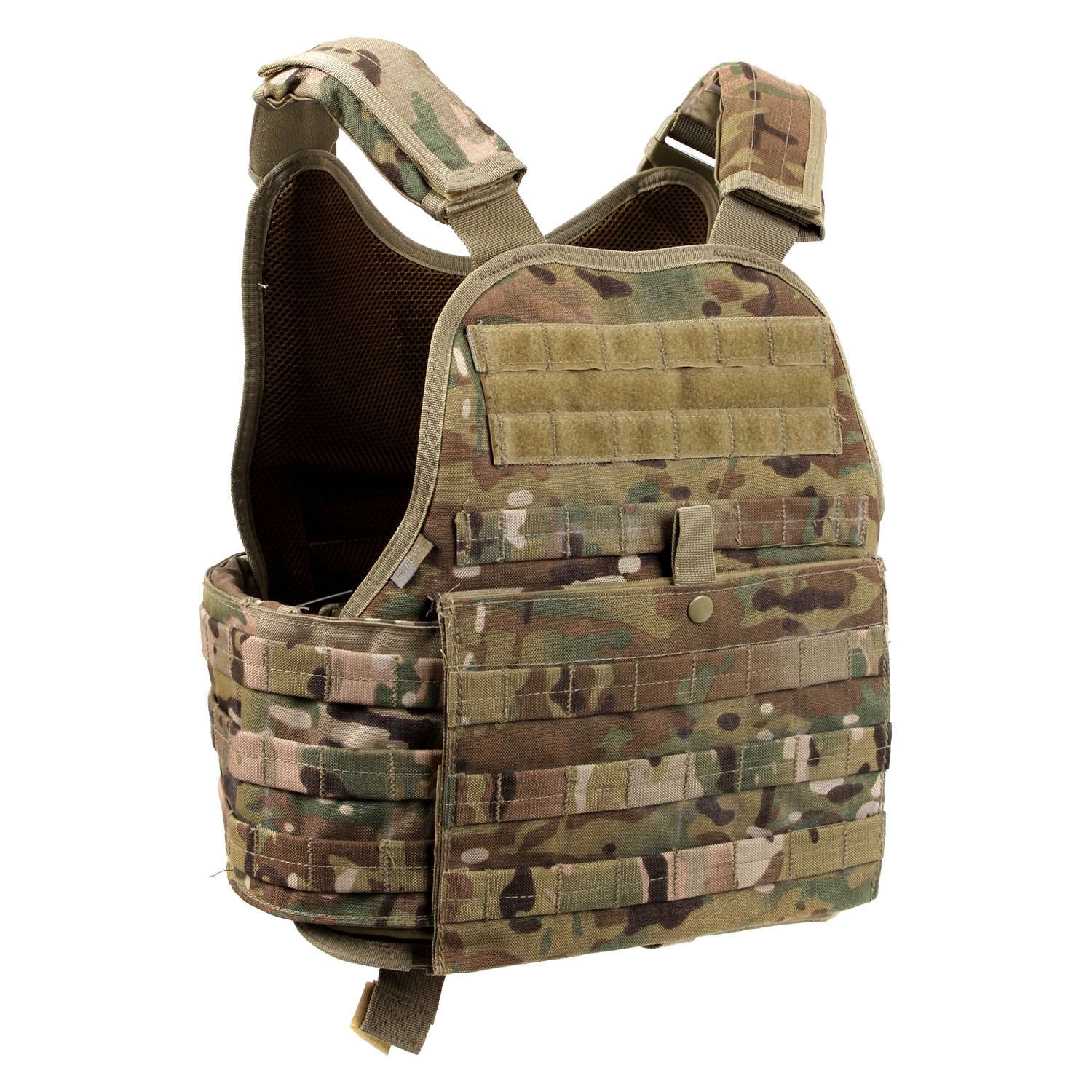 Tactical Light Weight Plate Carrier Vest Modular Multicam OCP Molle Rothco 55893 
