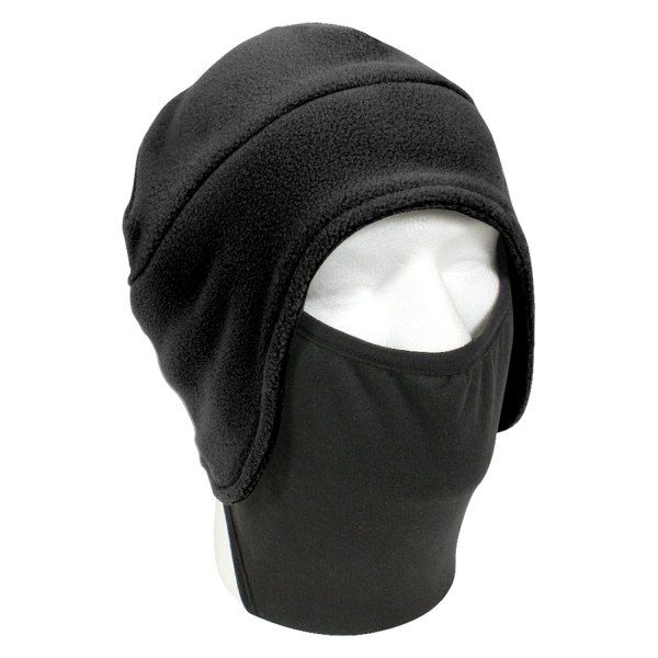 Rothco® - Black Fleece Convertible Cap with Poly Face Mask