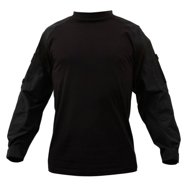 Rothco® - Military NYCO Combat Men's Medium Black Fire Retardant Shirt