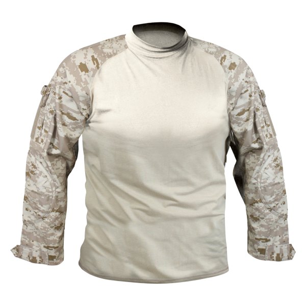 Rothco® - Military NYCO Combat Men's Small Desert Digital Camo Fire Retardant Shirt