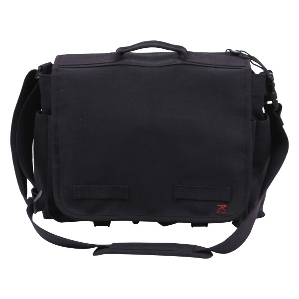 Rothco® - 15" x 11" x 6" Black Concealed Carry Tactical Messenger Bag