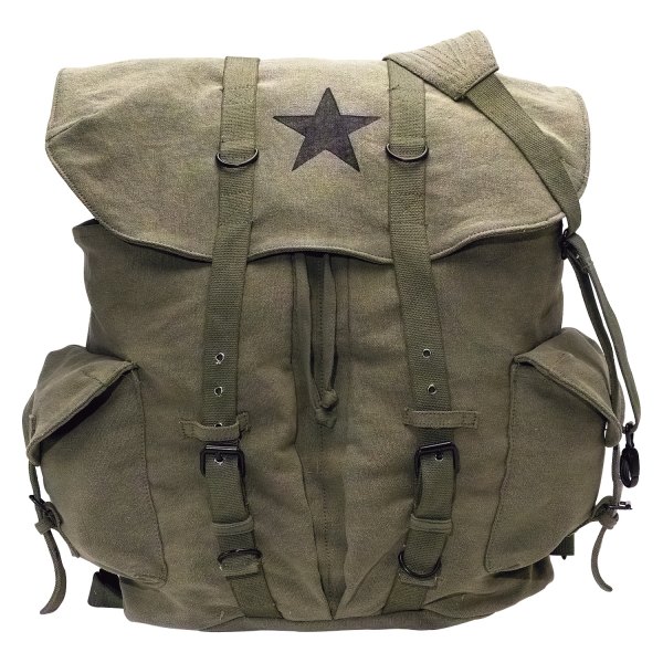 Rothco® - Vintage Weekender™ Olive Drab Unisex Everyday Backpack