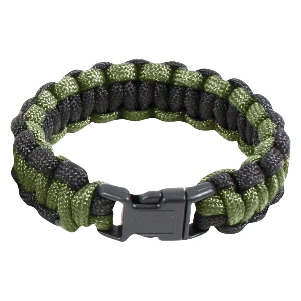 Military Survival Paracord Bracelet 7, Olive Drab