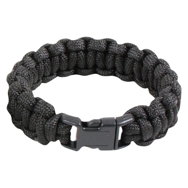 Rothco® - 10" Black Polyester Paracord Bracelet
