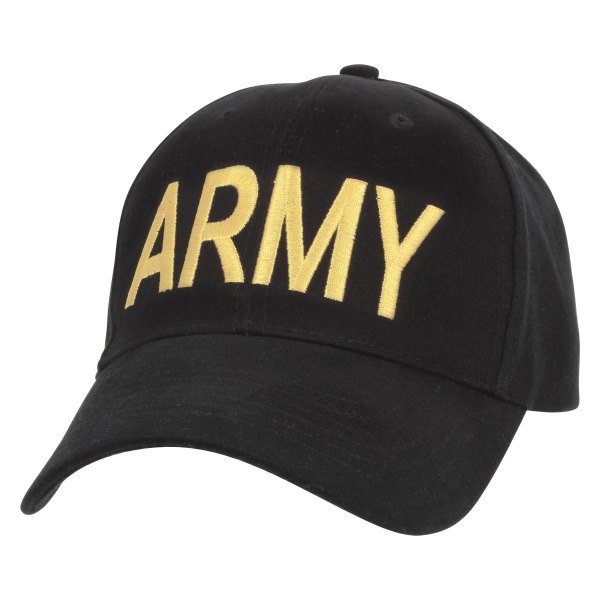 Rothco® - ARMY Black Supreme Low Profile Cap
