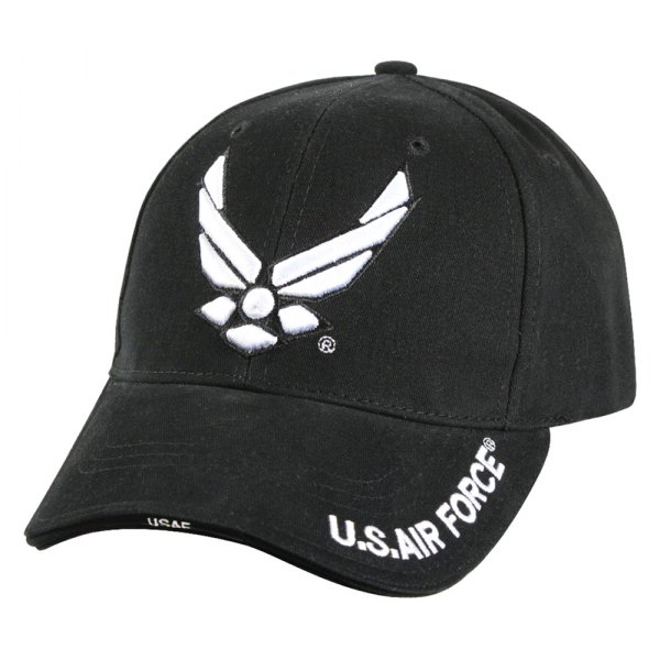 Rothco® - U.S. Air force Wing Black Low Profile Insignia Cap