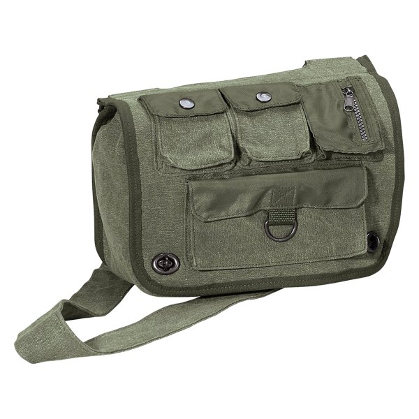 Rothco® - 10" x 11" x 5" Vintage Olive Drab Venturer Survivor Tactical Shoulder Bag