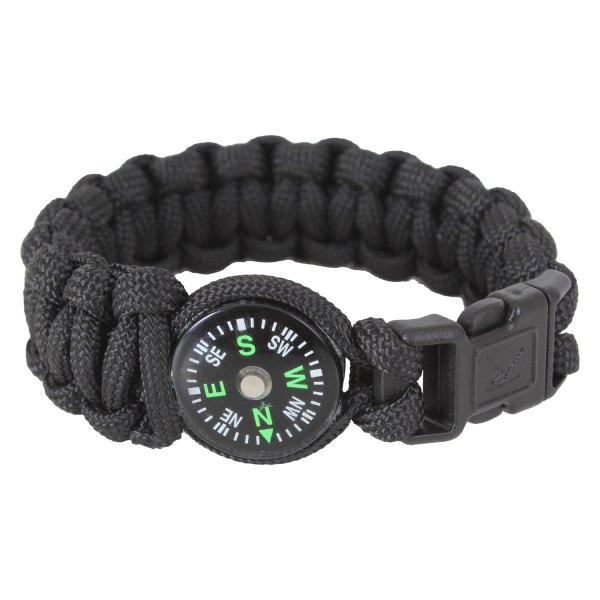 Rothco® - 8" Black Polyester Paracord Bracelet