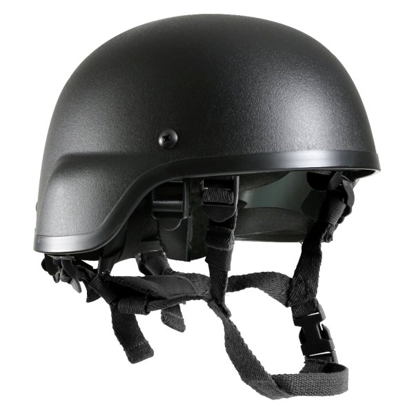 Rothco® - MICH™ Black Polyester Chin Strap Tactical Helmet