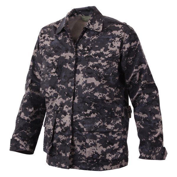 Rothco® - BDU Men's X-Large Subdued Urban Digital Camo Long Sleeve Shirt