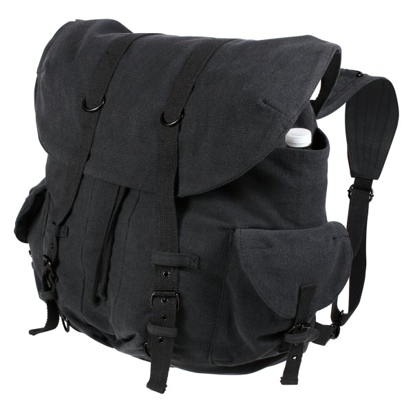 Rothco® - Vintage Weekender™ Black Tactical Backpack
