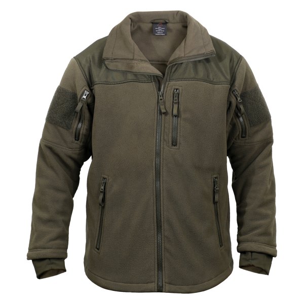 Rothco® - Special Ops Tactical Men's Small Olive Drab Fleece Jacket