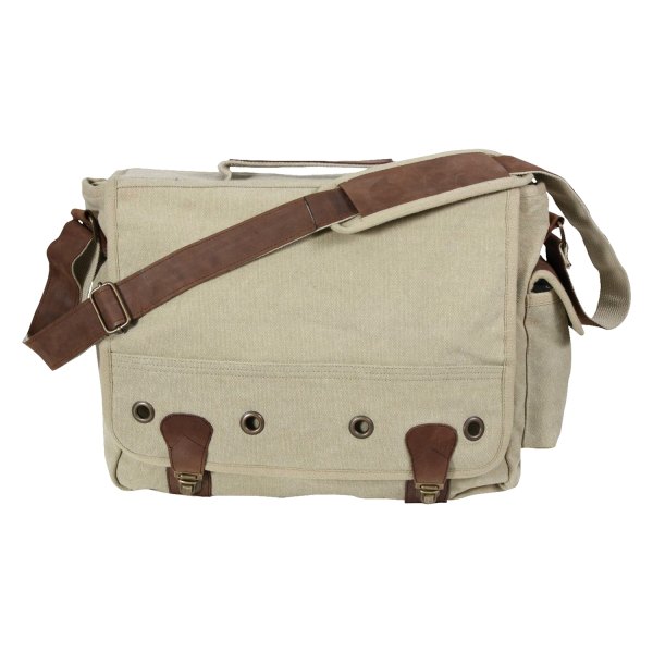 Rothco® - Trailblazer™ Khaki Canvas/Leather Bag