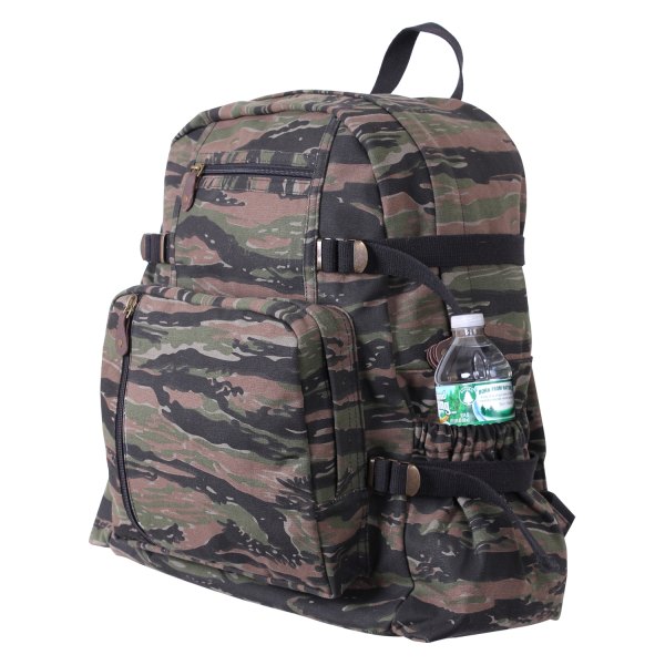Rothco® - Jumbo Vintage™ 18" x 13.5" x 7" Tiger Stripe Camo Unisex Everyday Backpack