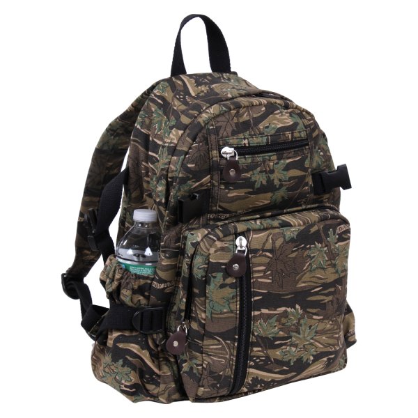 Rothco® - Vintage Canvas Compact™ 15" x 13.5" x 7" Smokey Branch Camo Tactical Backpack