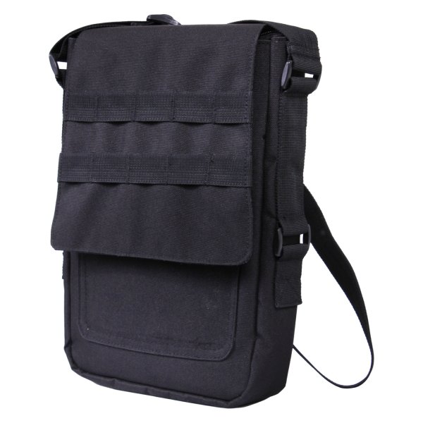 Rothco® - 11.5" x 7.5" x 1.75" Black MOLLE Tactical Shoulder Bag