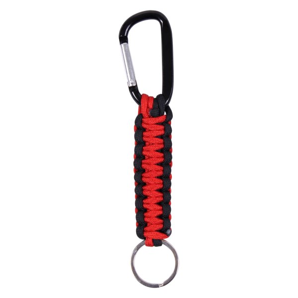 Rothco® - Black/Red Paracord/Carabiner Keychain