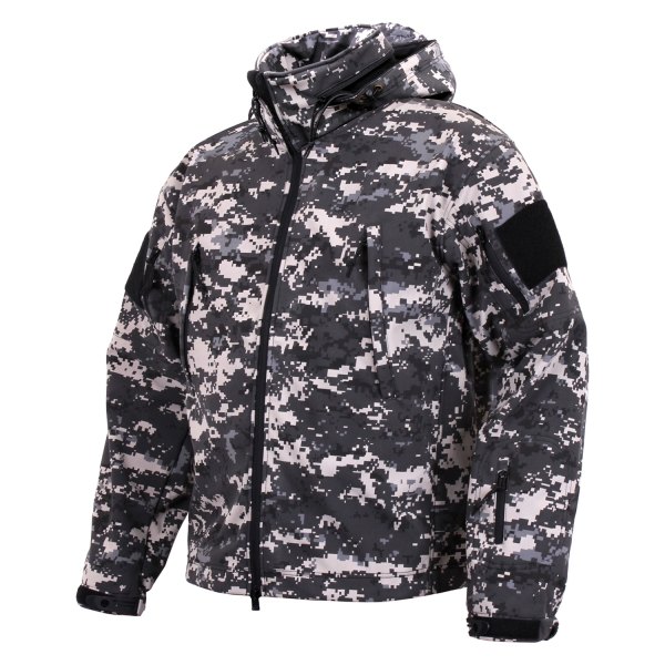 Rothco® - Special Ops Tactical Men's Large Subdued Urban Digital Camo Soft Shell Jacket