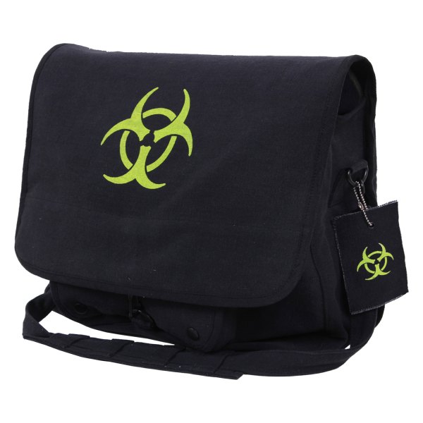 Rothco® - Bio-Hazard™ Black Messenger Bag