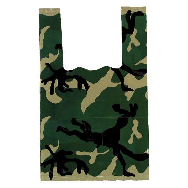 Rothco® - 23" x 12" x 7" Woodland Camo Polyester Shopping Tote Bags