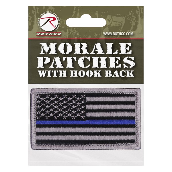 Rothco® - Thin Blue Line 2" x 3.5" Embroidered Patch
