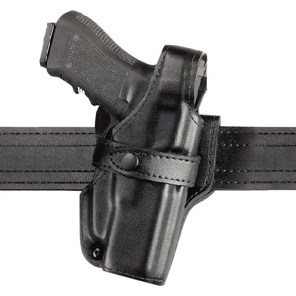 Leather duty outlet holster