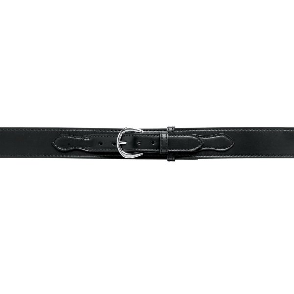 Safariland® - Model 146 34" Black Plain Leather Border Patrol Belt with Nickel Plated Hardware