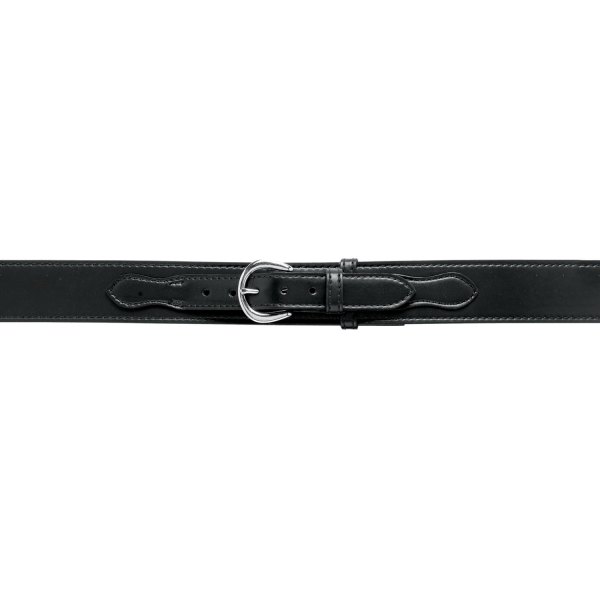 Safariland® - Model 146 36" Black Plain Leather Border Patrol Belt with Nickel Plated Hardware
