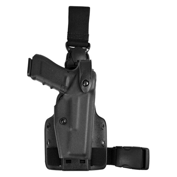 Safariland® - Model 6005 SLS™ Black STX Tactical Left-Handed Leg Holster with Quick-Release Leg Strap