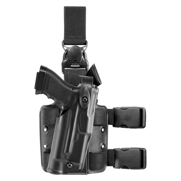 Safariland® - Model 6305 ALS/SLS™ Black STX Tactical Right-Handed Leg Holster with Quick-Release Leg Strap