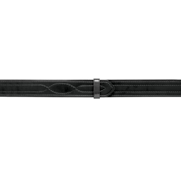 Safariland® - 36" Black Hi-Gloss Leather Buckleless Duty Belt
