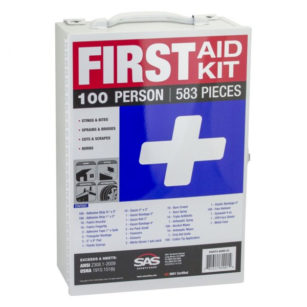 SAS Safety® - 100 Person First Aid Kit