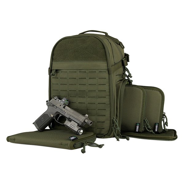 Savior Equipment® - S.E.M.A™ 16" x 11" x 9" OD Green Tactical Backpack