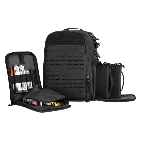 Savior Equipment® - S.E.M.A™ 18" x 12" x 9" Obsidian Black Tactical Backpack