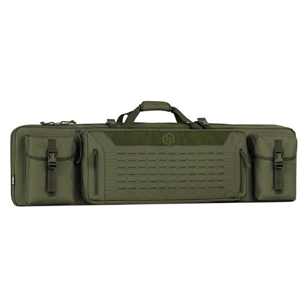 Savior Equipment® - Urban Warfare 46" x 12.75" x 7" OD Green 600D Polyester Double Rifle Soft Case