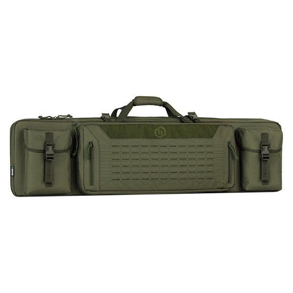 Savior Equipment® - Urban Warfare 51.5" x 12.75" x 7" OD Green 600D Polyester Double Rifle Soft Case