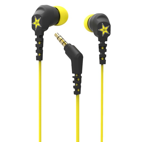 Scosche® - ThudBuds™ Black Rockstar Noise Isolated Earbuds
