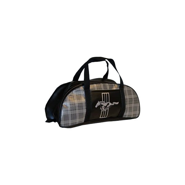 Scott Drake® - Tri-Bar Mustang™ 17" x 8" x 8" Plaid Tote Bag
