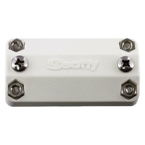 Scotty® - 7/8" L 1" I.D. White Stainless Steel Rail Mount Adapter