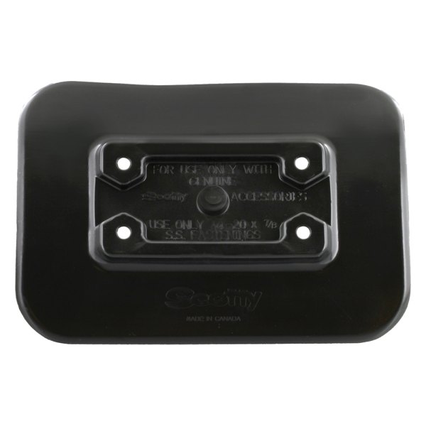 Scotty® 341BK Inflatable Boat 5" x 7" Black PVC GlueOn Mount Pad