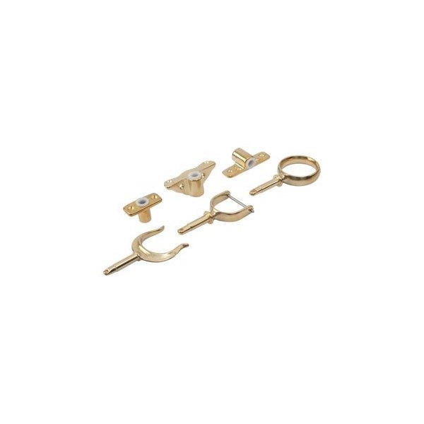 Sea Dog® - 1/2" I.D. x 1-1/16" L Cast Brass/Polyethylene Top Mount Oarlock