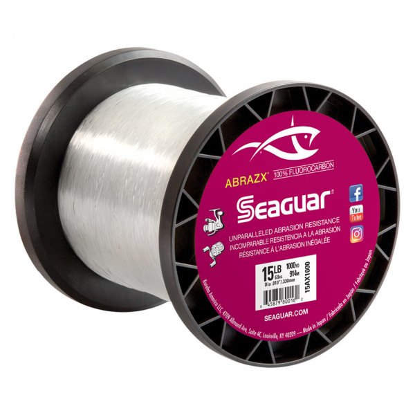 Seaguar® - AbrazX™ 1000 yd 17 lb Clear Fluorocarbon Line