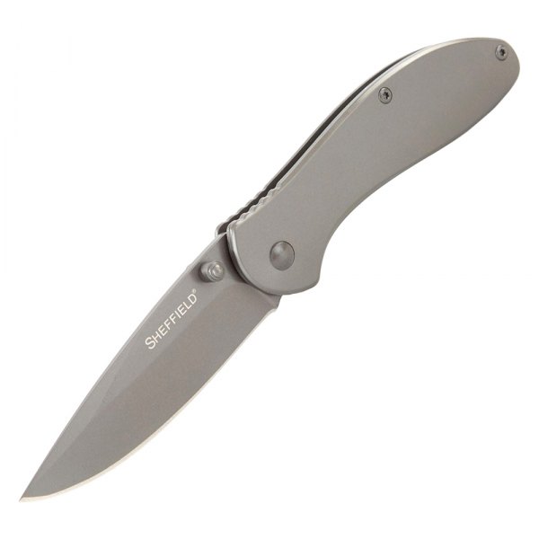 Sheffield® - Berda Steel 3" Drop Point Assisted Opening Knife
