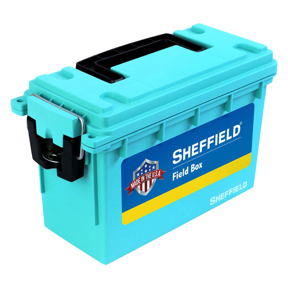 Sheffield® 12633 - 11.5 x 5.06 x 7.25 Teal Ammo Field Box