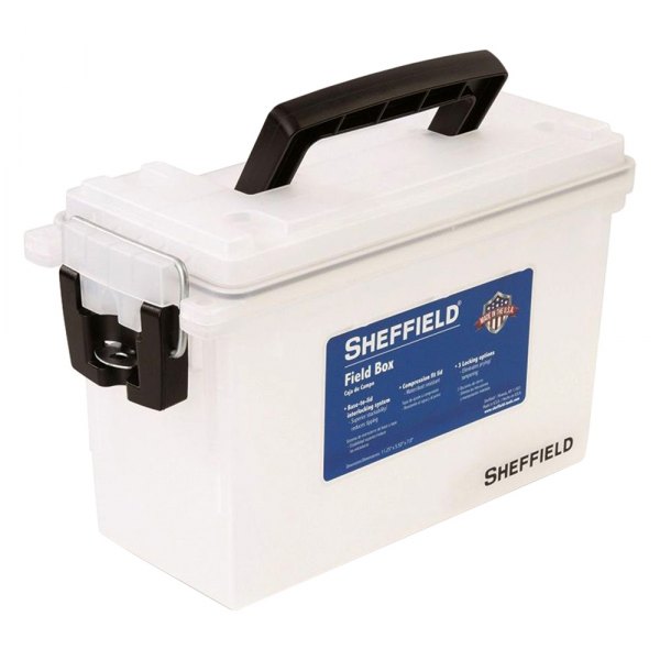 Sheffield® - 11.5" x 5.06" x 7.25" Clear Ammo Field Box
