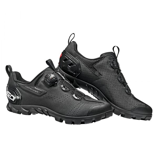Sidi® - Men's Defender 20™ MTB 7.2 Size Black Clip and Flat Cycling Shoes