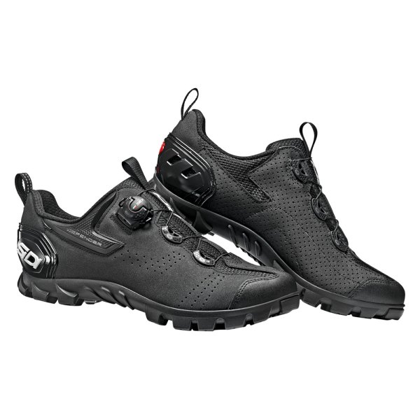 Sidi® - Men's Defender 20™ MTB 11.9 Size Black Clip and Flat Cycling Shoes