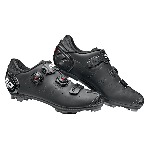 Sidi® - Men's Dragon 5™ SRS Mega™ Matt™ MTB 11.6 Size Matte Black Clip Cycling Shoes